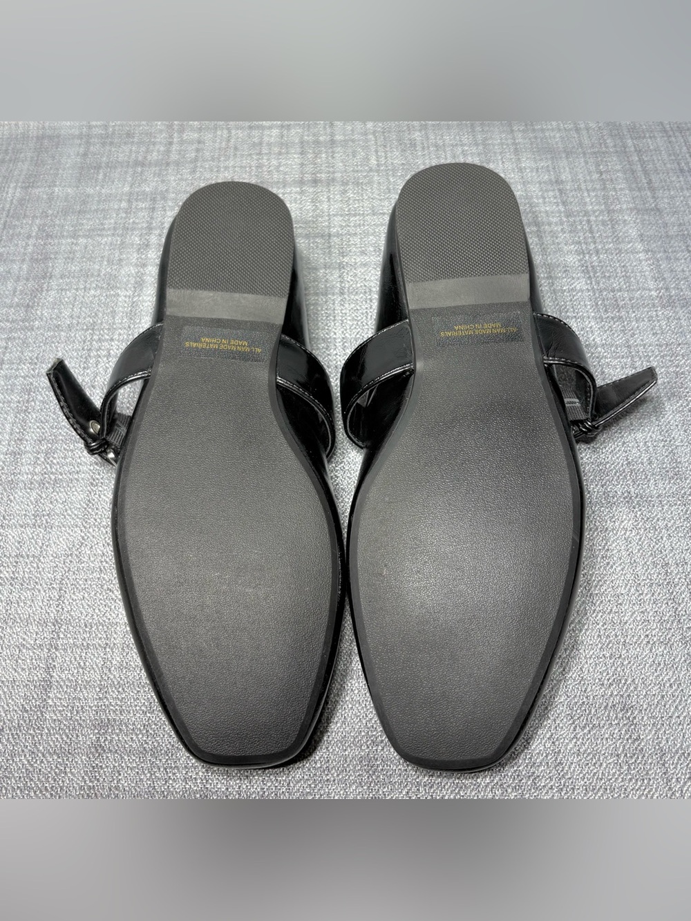 DV Dolce Vita Mellie Buckle Strap Mary Jane Flats Black Patent Size 6 - Picture 6 of 7